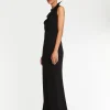 Paule Ka Robe Longue A Noeud En Crepe Envers Satin<Femme Robes