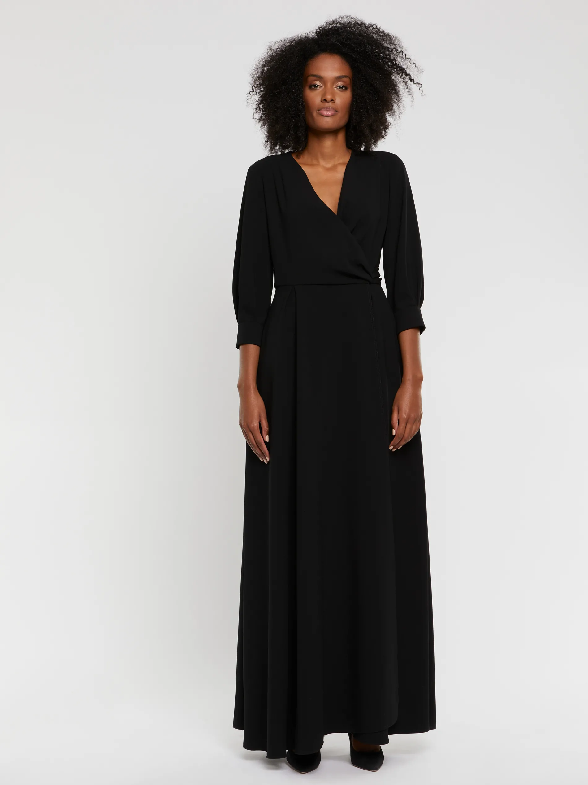 Paule Ka Robe Longue De Ceremonie En Crepe Envers Satin<Femme Robes