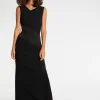 Paule Ka Robe Longue De Ceremonie En Tissu Crepe<Femme Robes
