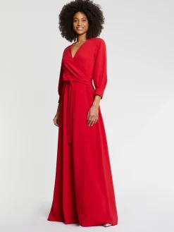 Paule Ka Robe Longue De Ceremonie En Crepe Envers Satin<Femme Robes