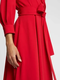 Paule Ka Robe Longue De Ceremonie En Crepe Envers Satin<Femme Robes