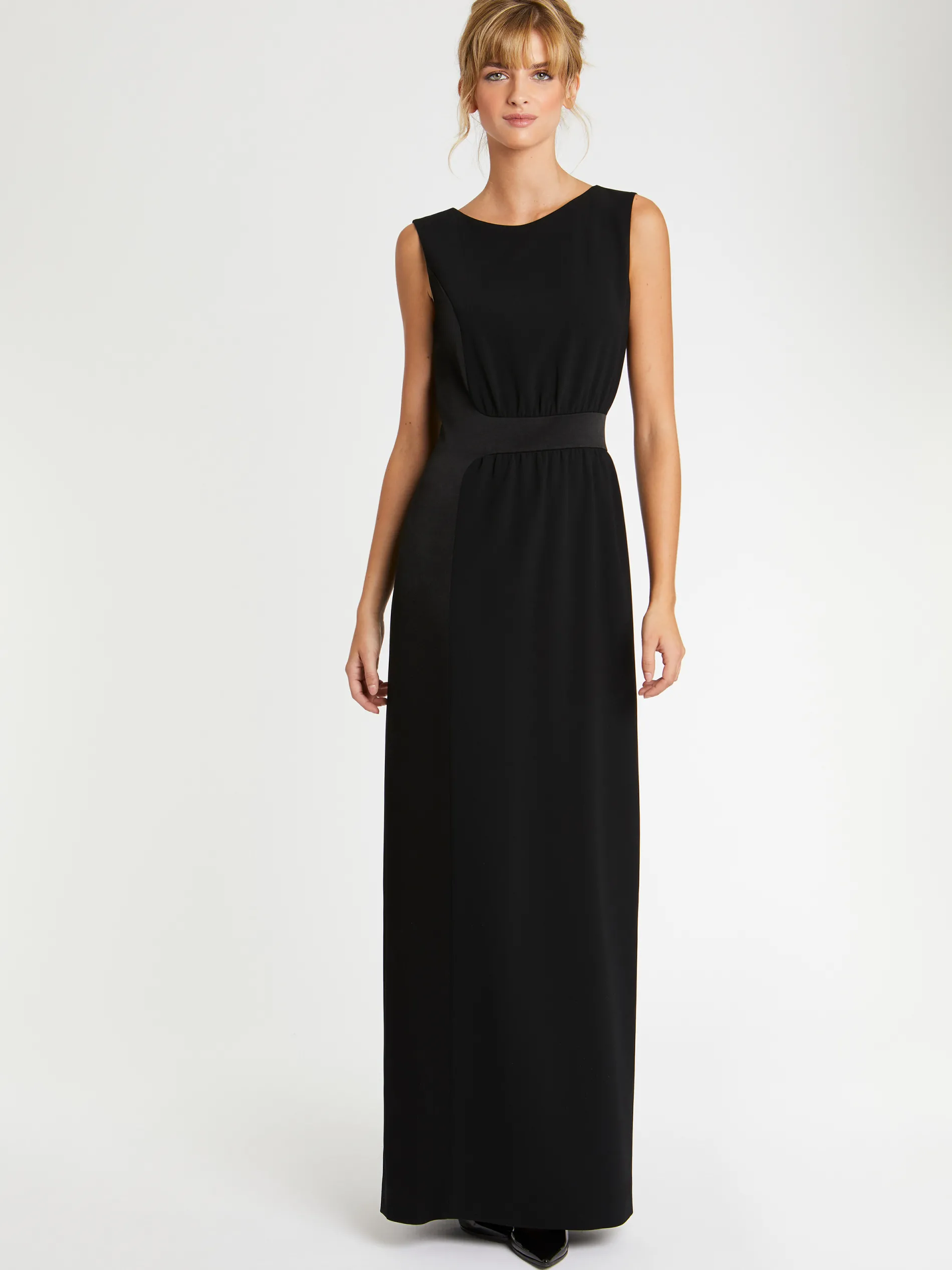 Paule Ka Robe Longue De Ceremonie En Crepe De Satin<Femme Robes