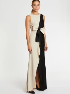Paule Ka Robe Longue De Ceremonie A Noeud<Femme Robes
