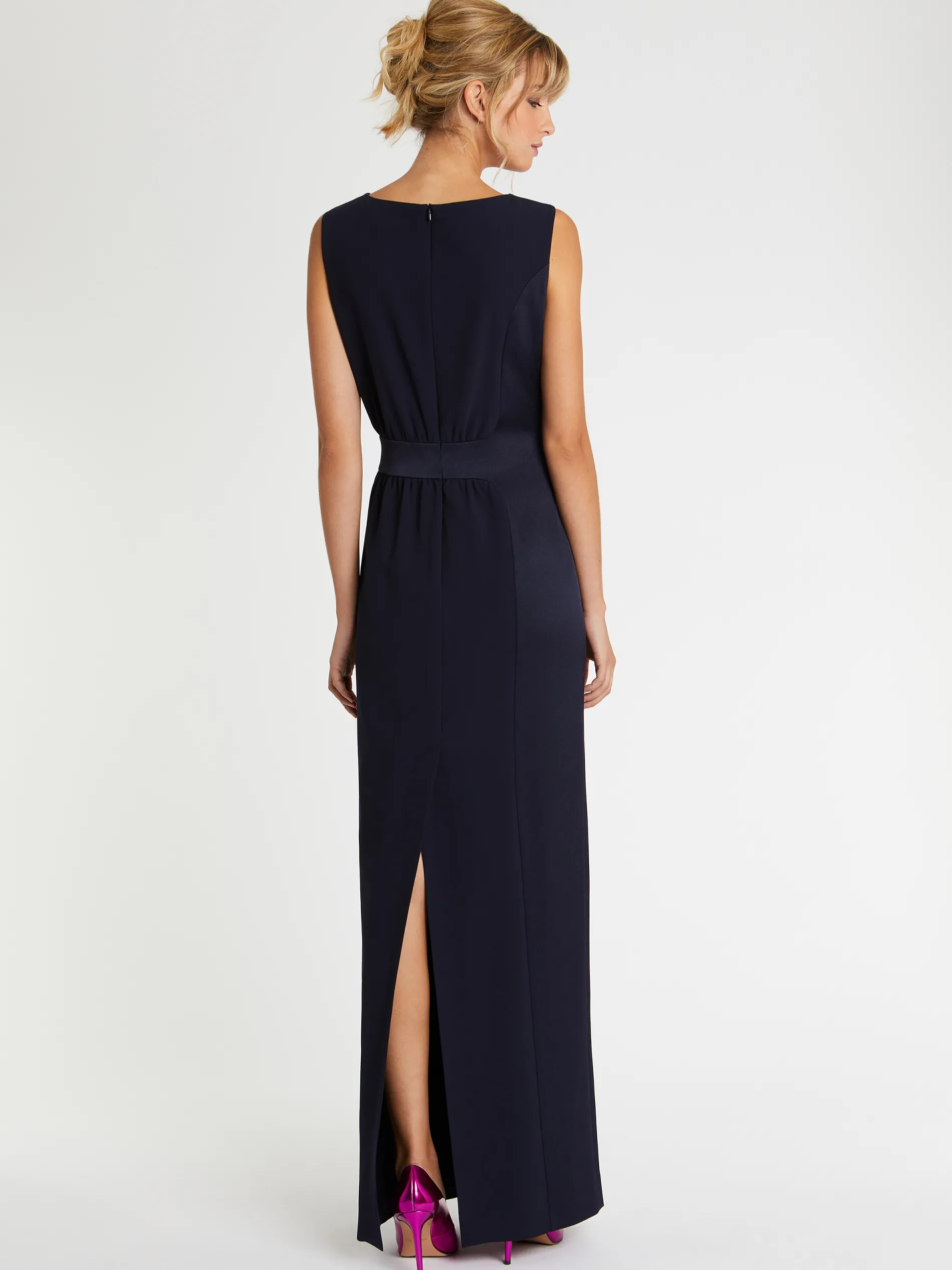 Paule Ka Robe Longue De Ceremonie En Crepe De Satin<Femme Robes