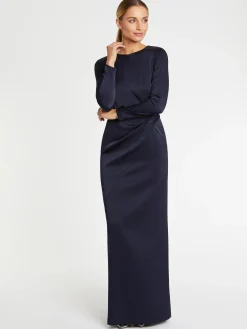 Paule Ka Robe Longue En Crepe Envers Satin<Femme Robes