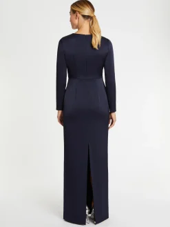 Paule Ka Robe Longue En Crepe Envers Satin<Femme Robes