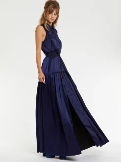 Paule Ka Robe Longue En Satin Fluide<Femme Robes