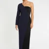 Paule Ka Robe Longue Graphique En Crepe De Satin<Femme Robes