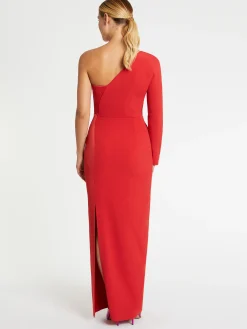 Paule Ka Robe Longue Graphique En Crepe De Satin<Femme Robes