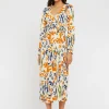 Paule Ka Robe Longue Portefeuille En Viscose Imprime Ethnique<Femme Robes