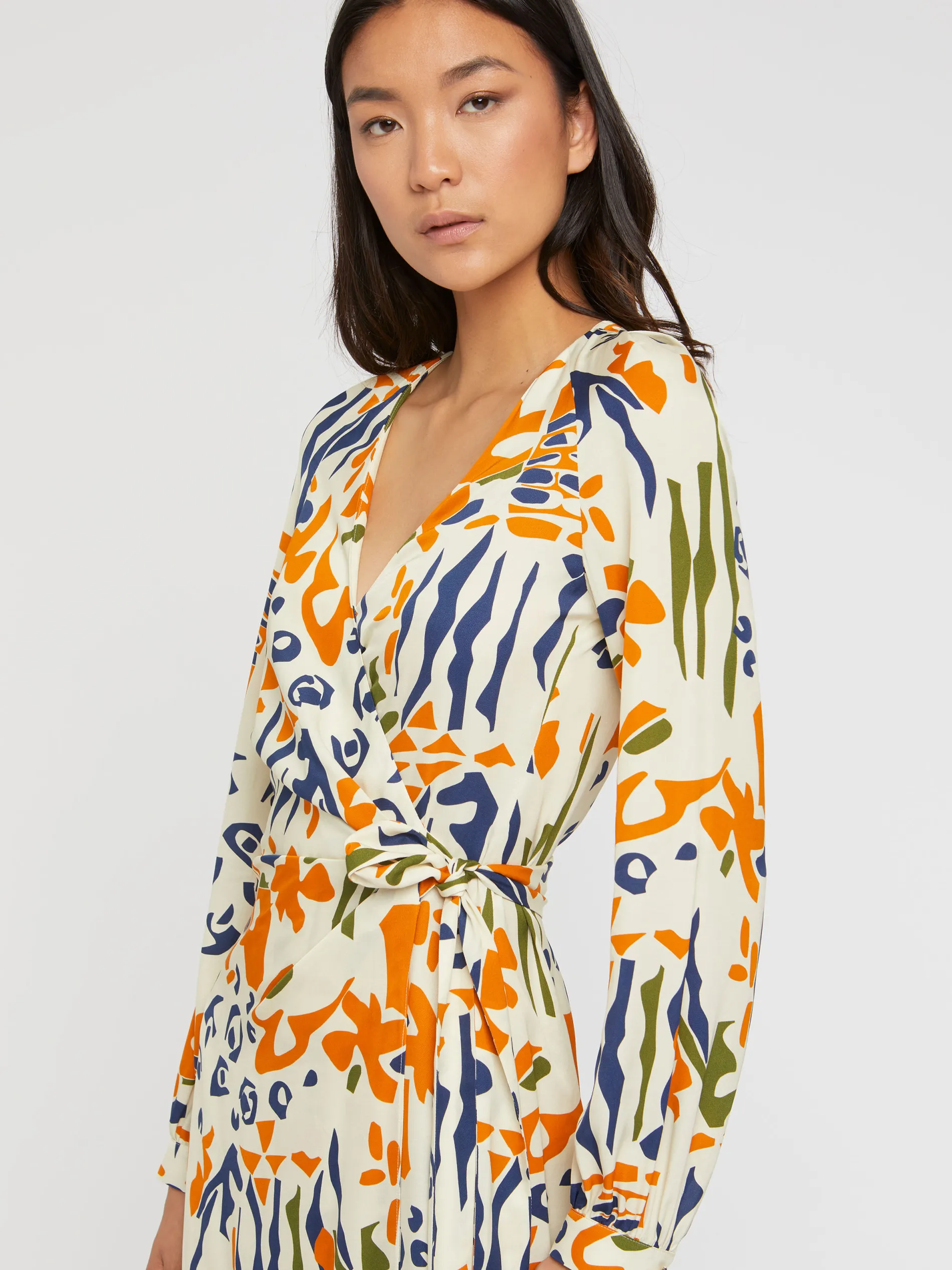 Paule Ka Robe Longue Portefeuille En Viscose Imprime Ethnique<Femme Robes