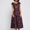 Paule Ka Robe Midi En Jacquard Floral<Femme Robes