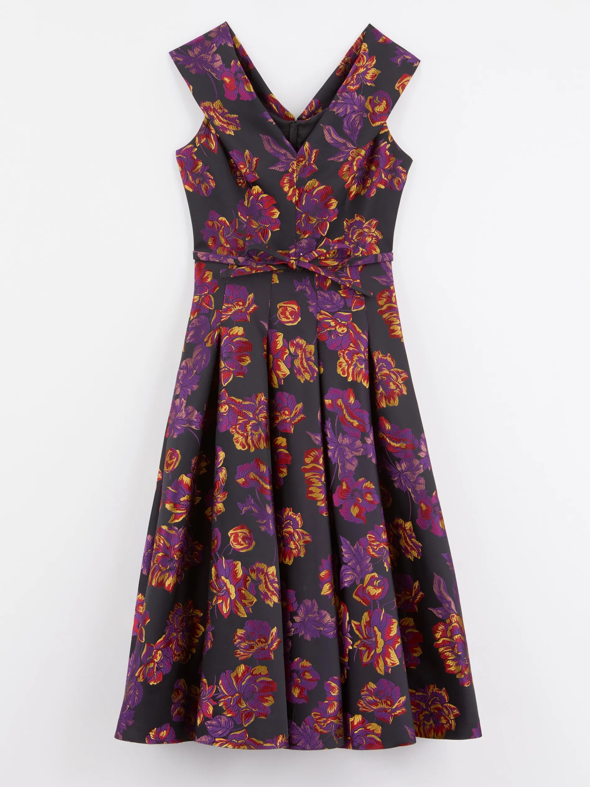 Paule Ka Robe Midi En Jacquard Floral<Femme Robes