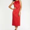 Paule Ka Robe Mi-Longue En Satin<Femme Robes