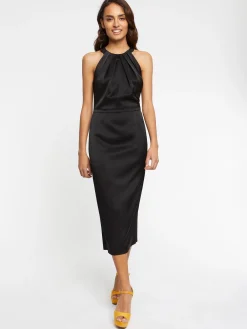 Paule Ka Robe Mi-Longue En Satin<Femme Robes