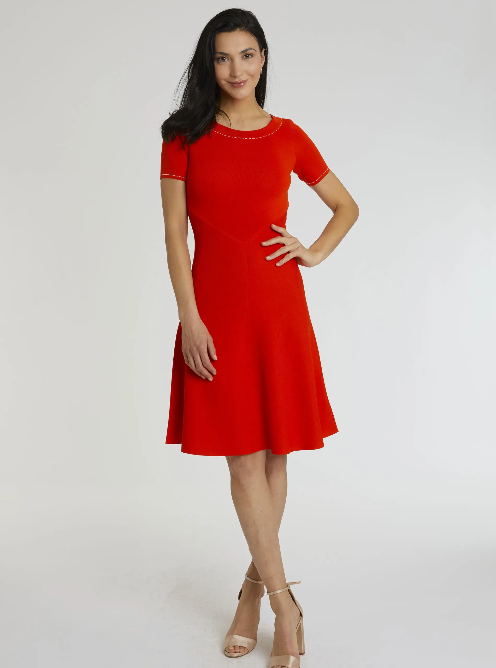 Paule Ka Robe Patineuse En Viscose Milano<Femme Robes