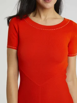 Paule Ka Robe Patineuse En Viscose Milano<Femme Robes