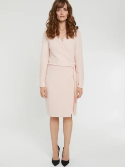 Paule Ka Robe Portefeuille En Crepe Envers Satin<Femme Robes