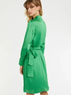 Paule Ka Robe Portefeuille En Crepe Fluide<Femme Robes