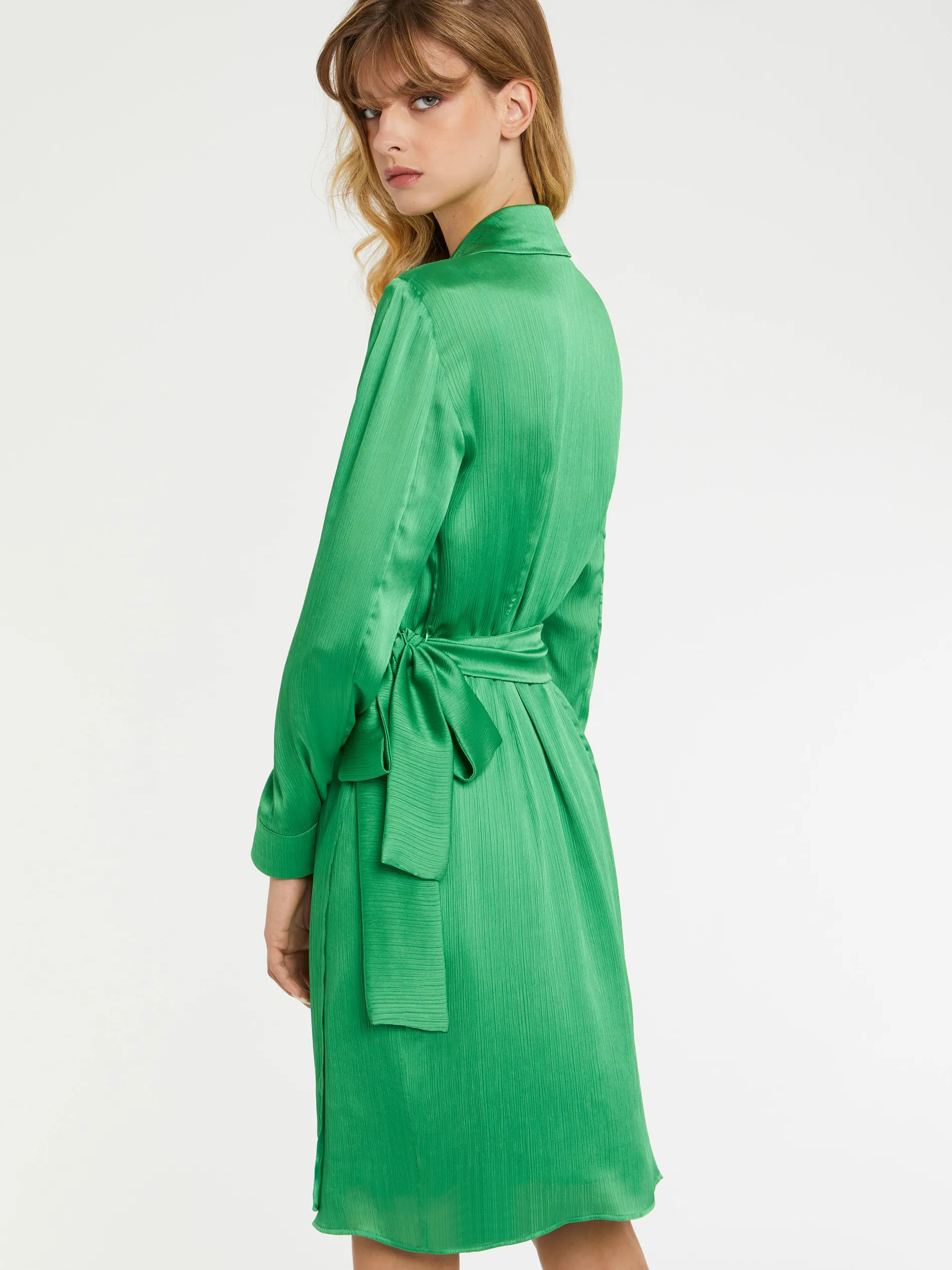 Paule Ka Robe Portefeuille En Crepe Fluide<Femme Robes