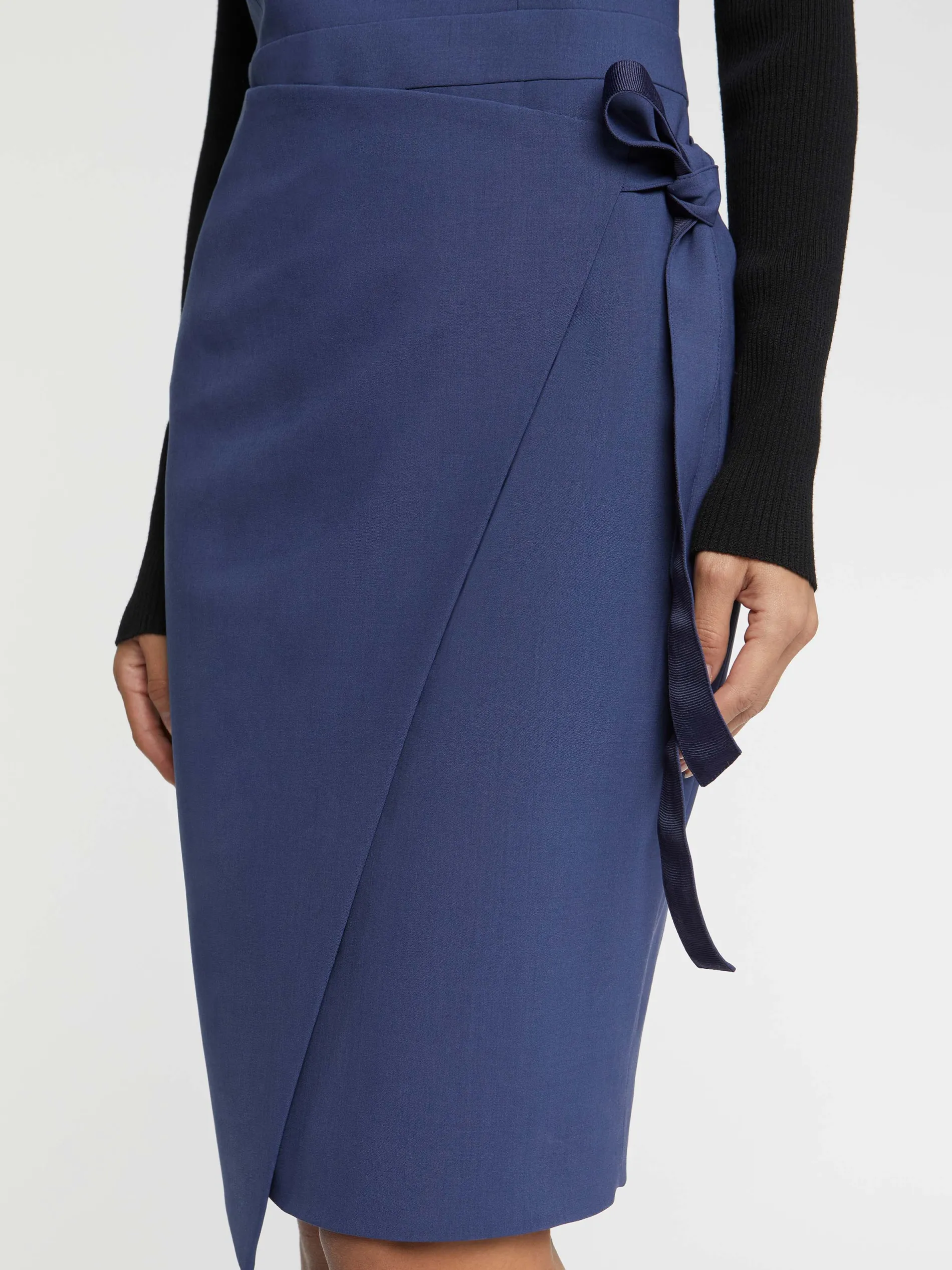 Paule Ka Robe Portefeuille En Laine<Femme Robes