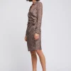 Paule Ka Robe Portefeuille En Soie Imprime Reptile<Femme Robes