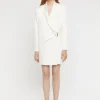 Paule Ka Robe Tailleur Cache-Coeur En Crepe Envers Satin<Femme Robes