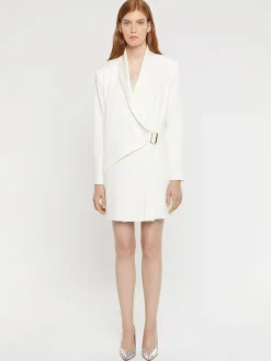 Paule Ka Robe Tailleur Cache-Coeur En Crepe Envers Satin<Femme Robes