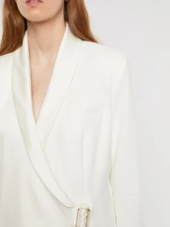 Paule Ka Robe Tailleur Cache-Coeur En Crepe Envers Satin<Femme Robes