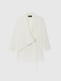 Paule Ka Robe Tailleur Cache-Coeur En Crepe Envers Satin<Femme Robes