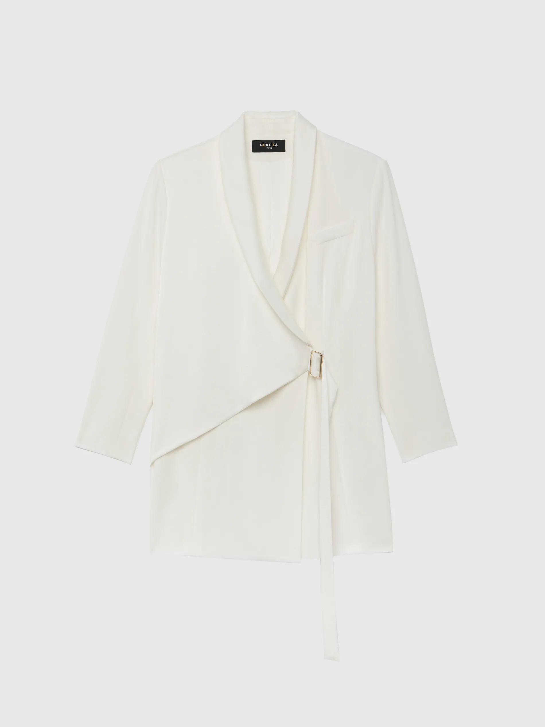 Paule Ka Robe Tailleur Cache-Coeur En Crepe Envers Satin<Femme Robes