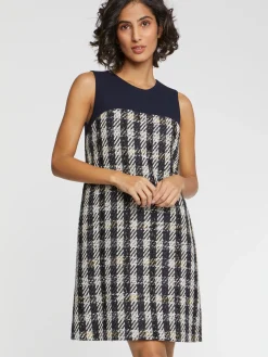 Paule Ka Robe Trapeze A Motif Pied-De-Coq<Femme Robes