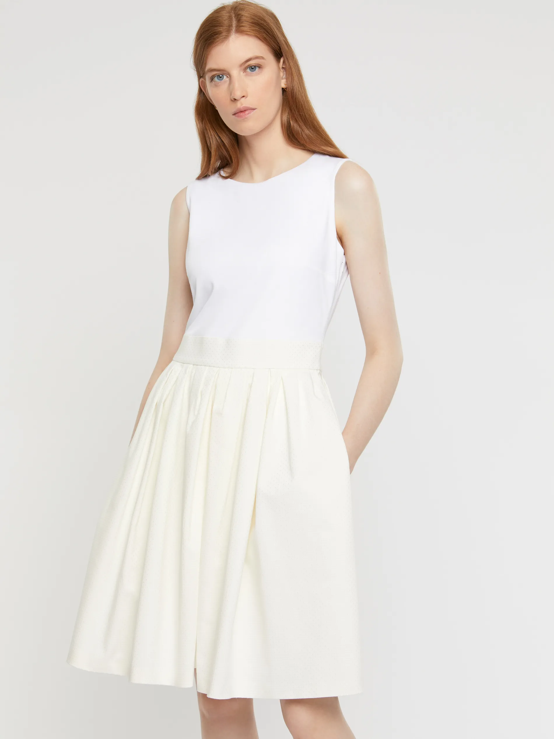 Paule Ka Robe Trompe-L'Oeil En Jacquard Plumetis<Femme Robes