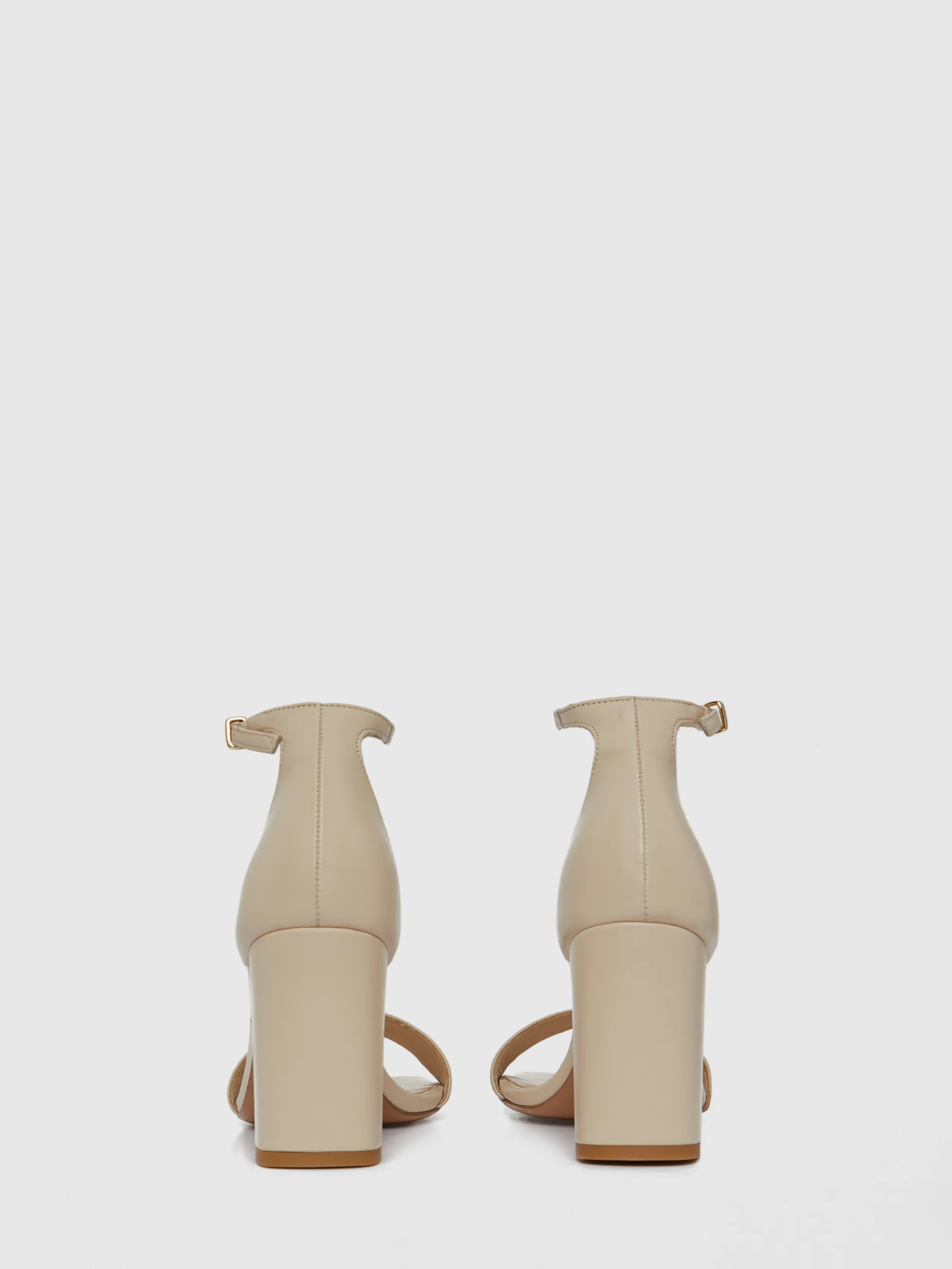 Paule Ka Sandales A Talon En Cuir Lisse<Femme Accessoires