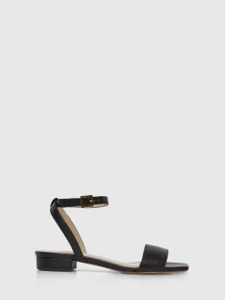 Paule Ka Sandales Plates En Cuir Lisse<Femme Accessoires