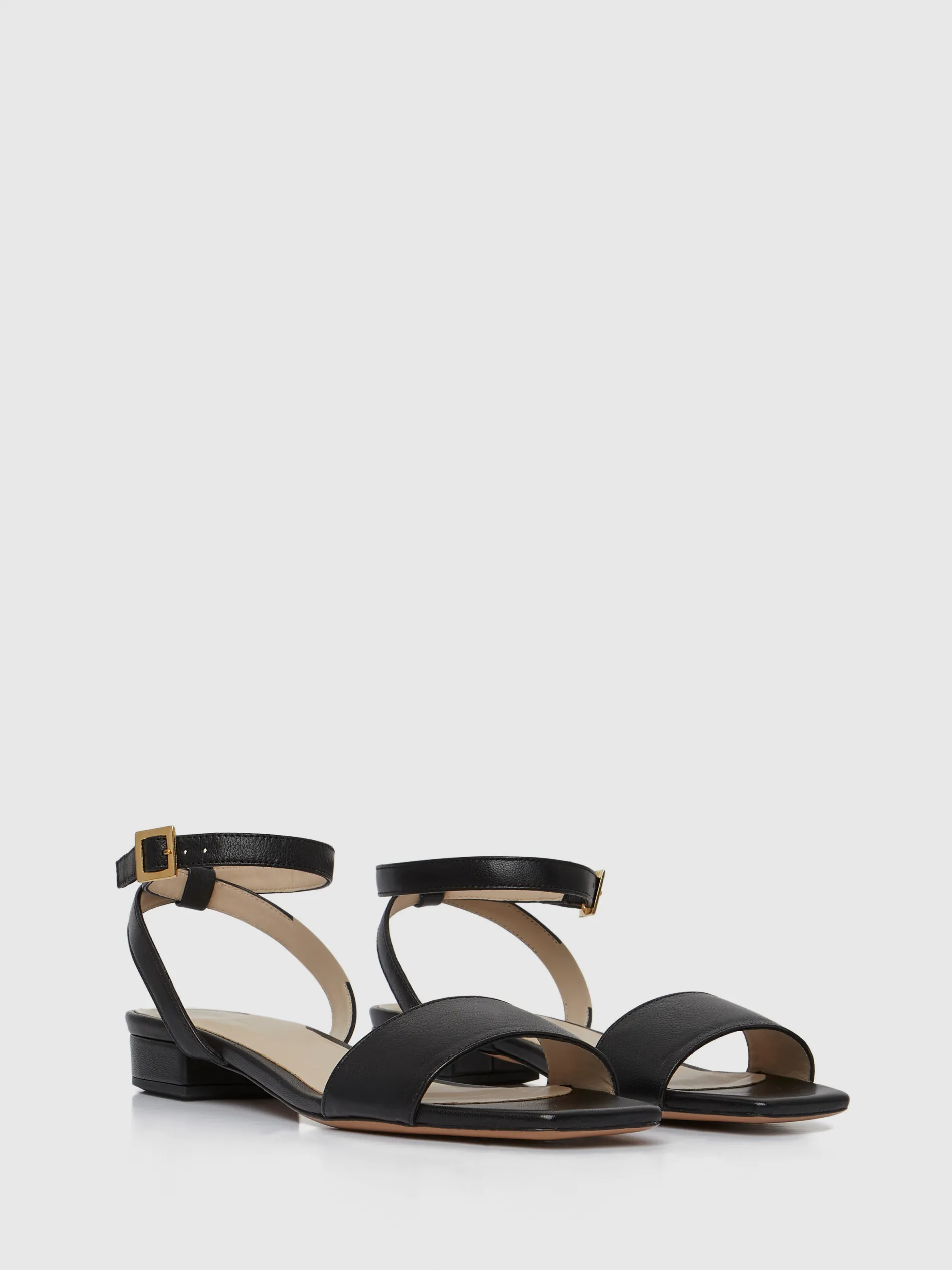 Paule Ka Sandales Plates En Cuir Lisse<Femme Accessoires