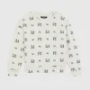 Paule Ka Sweat-Shirt Brode En Double Jersey<Femme Pulls Et Cardigans