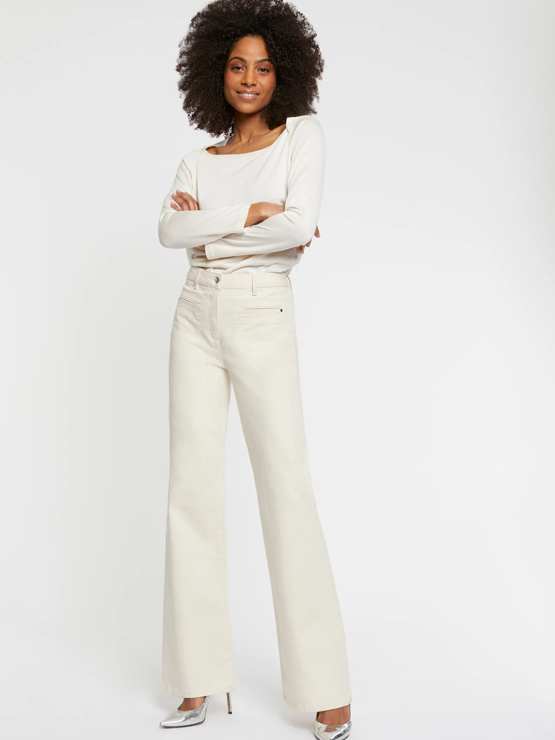 Paule Ka Top Col Danseuse En Soie<Femme Pulls Et Cardigans