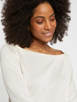 Paule Ka Top Col Danseuse En Soie<Femme Pulls Et Cardigans