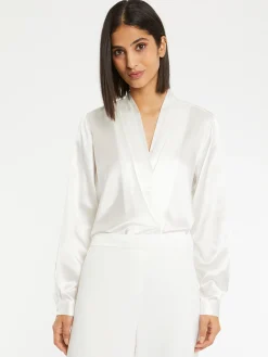 Paule Ka Top Croise En Soie<Femme Tops