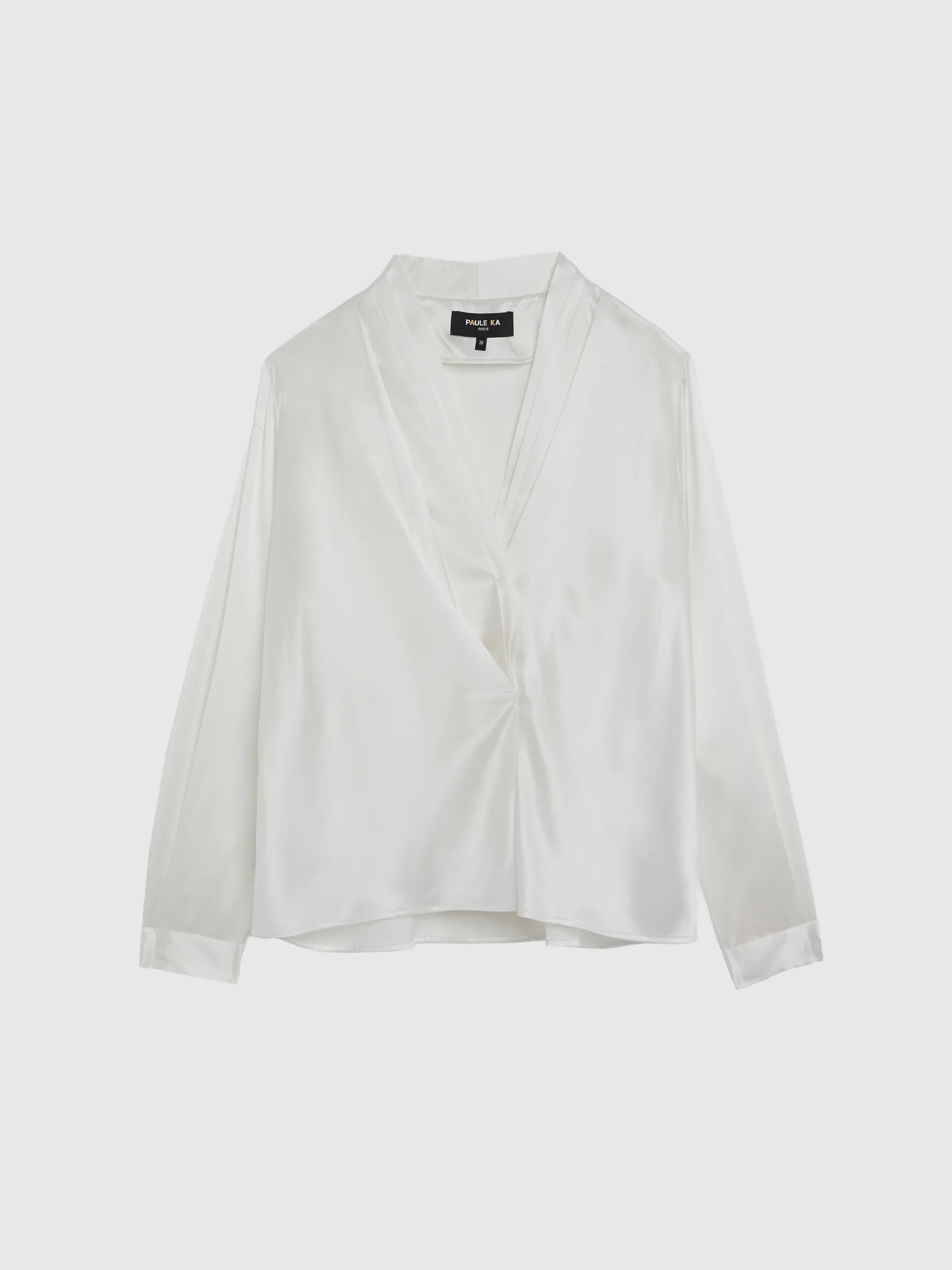 Paule Ka Top Croise En Soie<Femme Tops