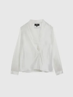 Paule Ka Top Croise En Soie<Femme Tops