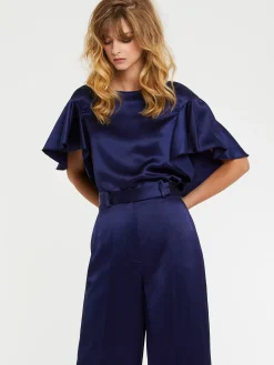 Paule Ka Top En Satin Fluide<Femme Tops