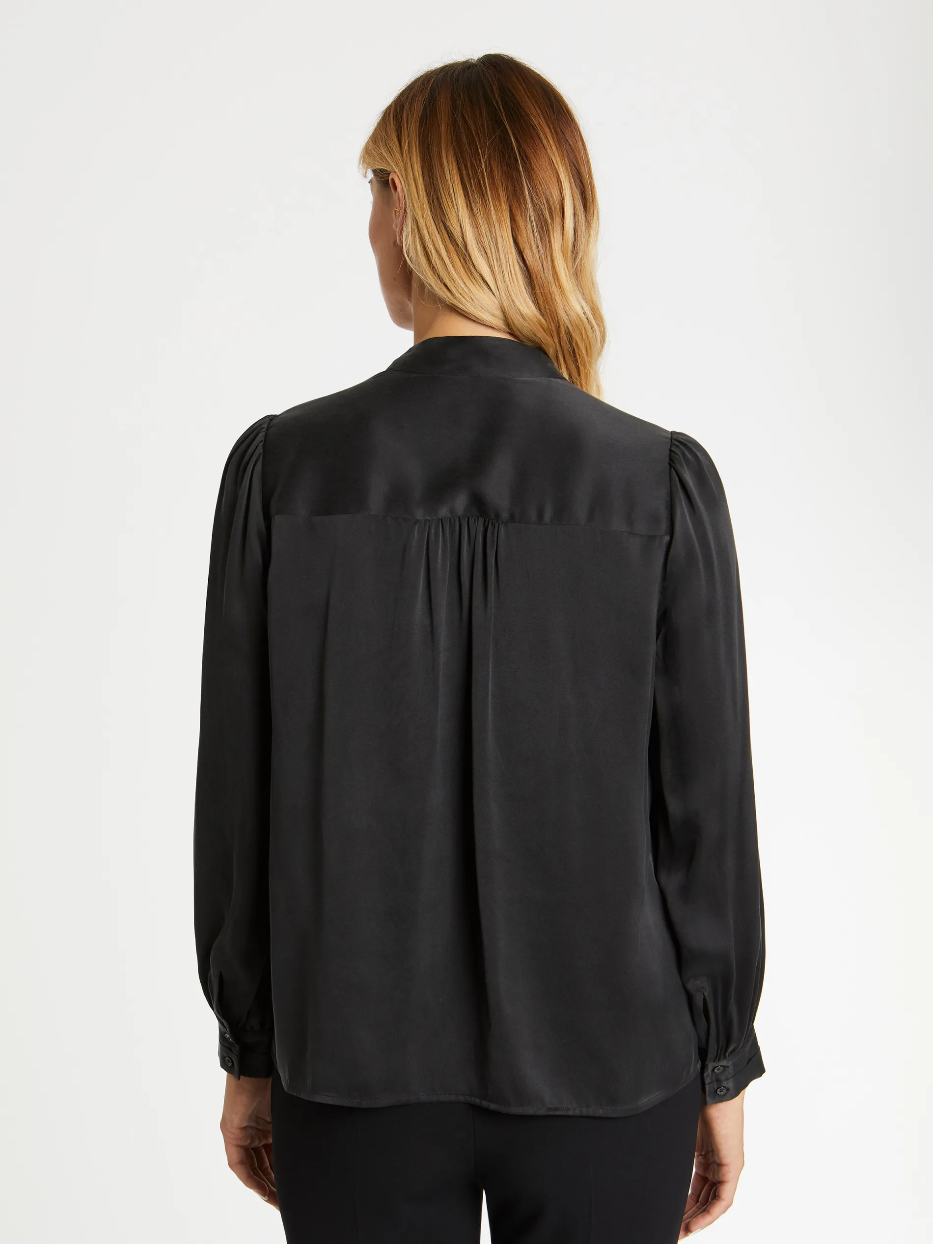 Paule Ka Top En Soie A Col Montant<Femme Tops