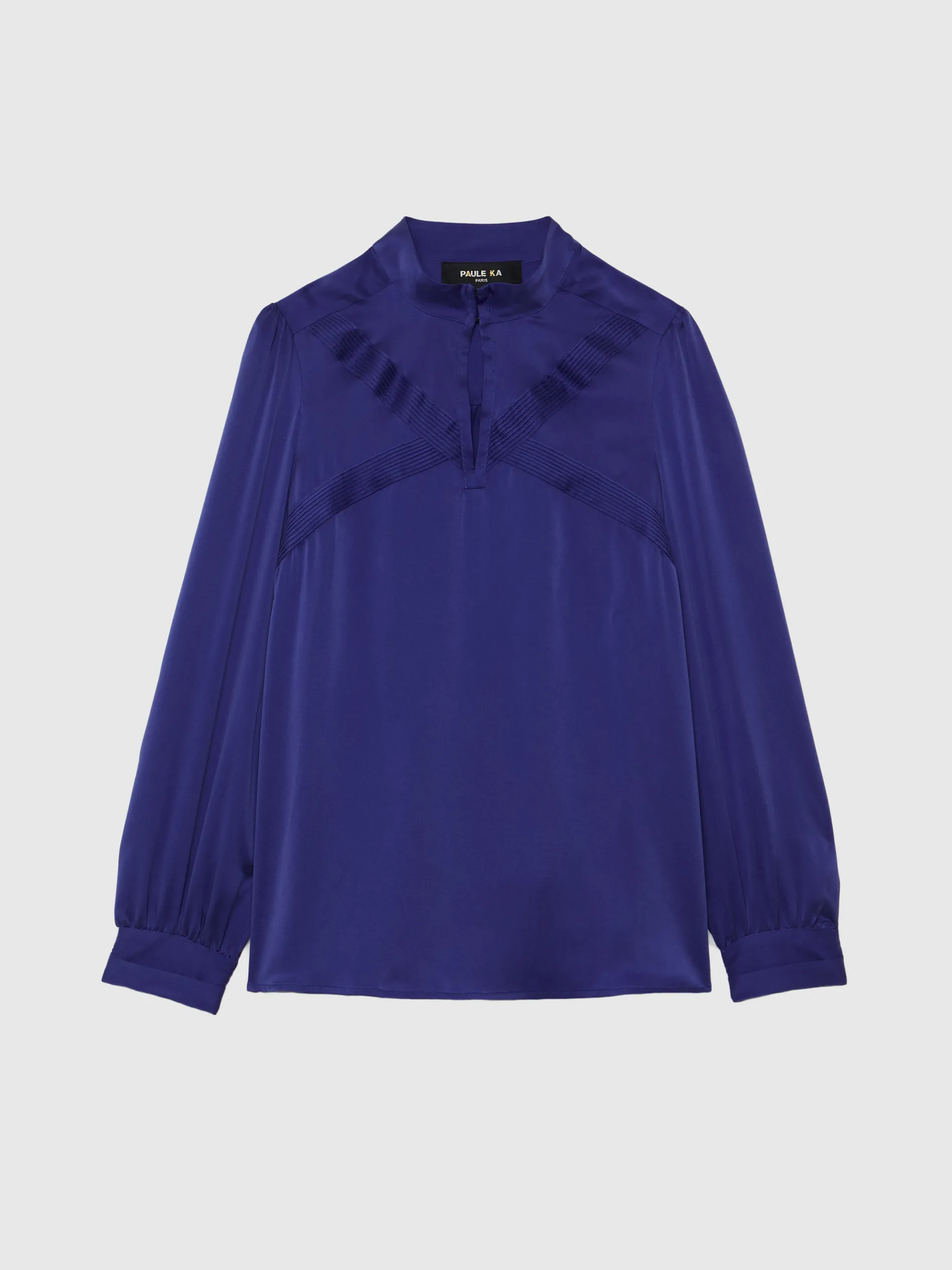 Paule Ka Top En Soie A Col Montant<Femme Tops