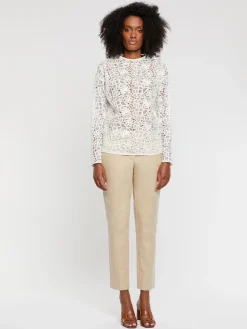 Paule Ka Top Manches Longues En Dentelle<Femme Tops