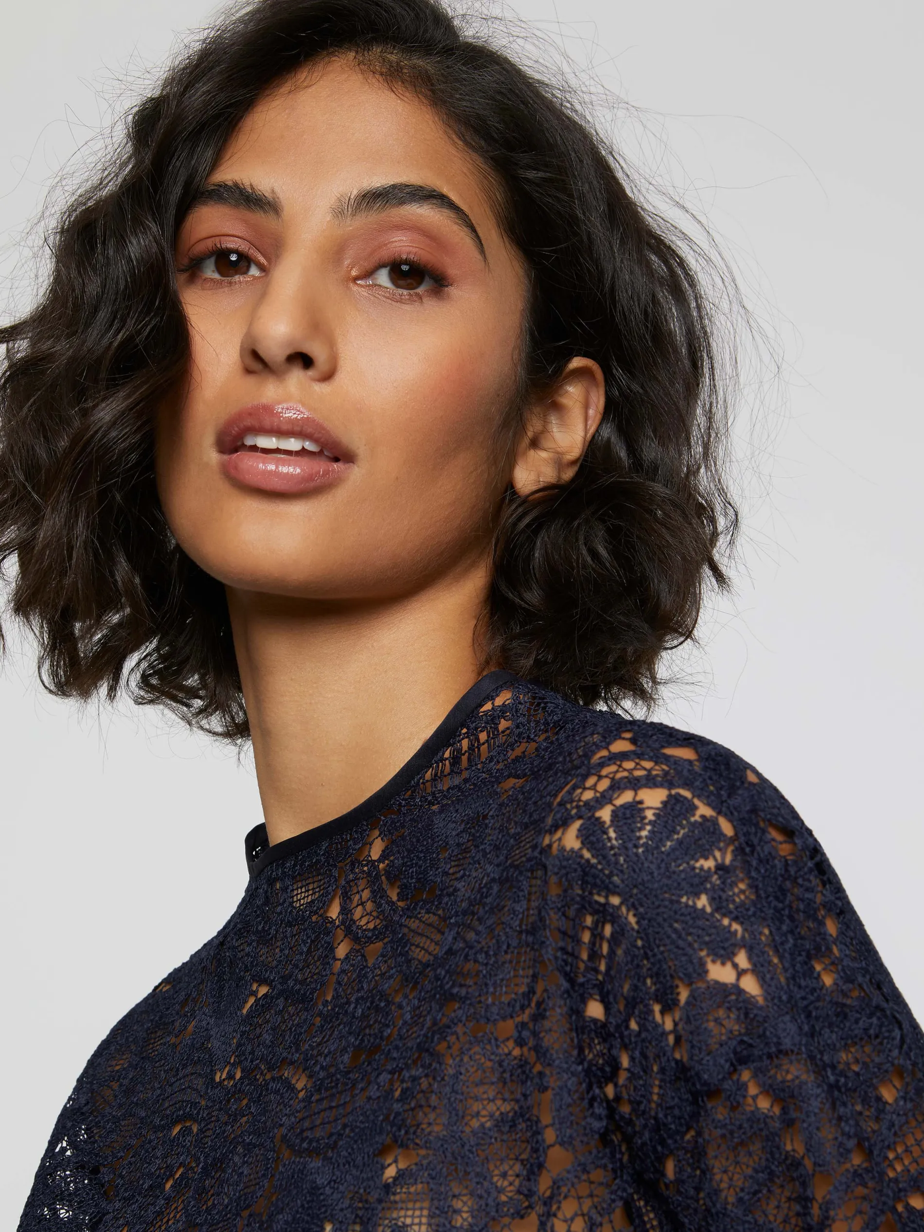 Paule Ka Top Manches Longues En Dentelle<Femme Tops