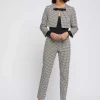 Paule Ka Veste Bolero A Noeud En Jacquard Imprime Paquerettes<Femme Vestes