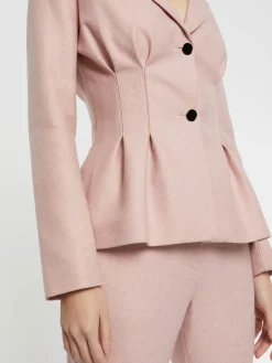 Paule Ka Veste Cintree En Flanelle<Femme Vestes