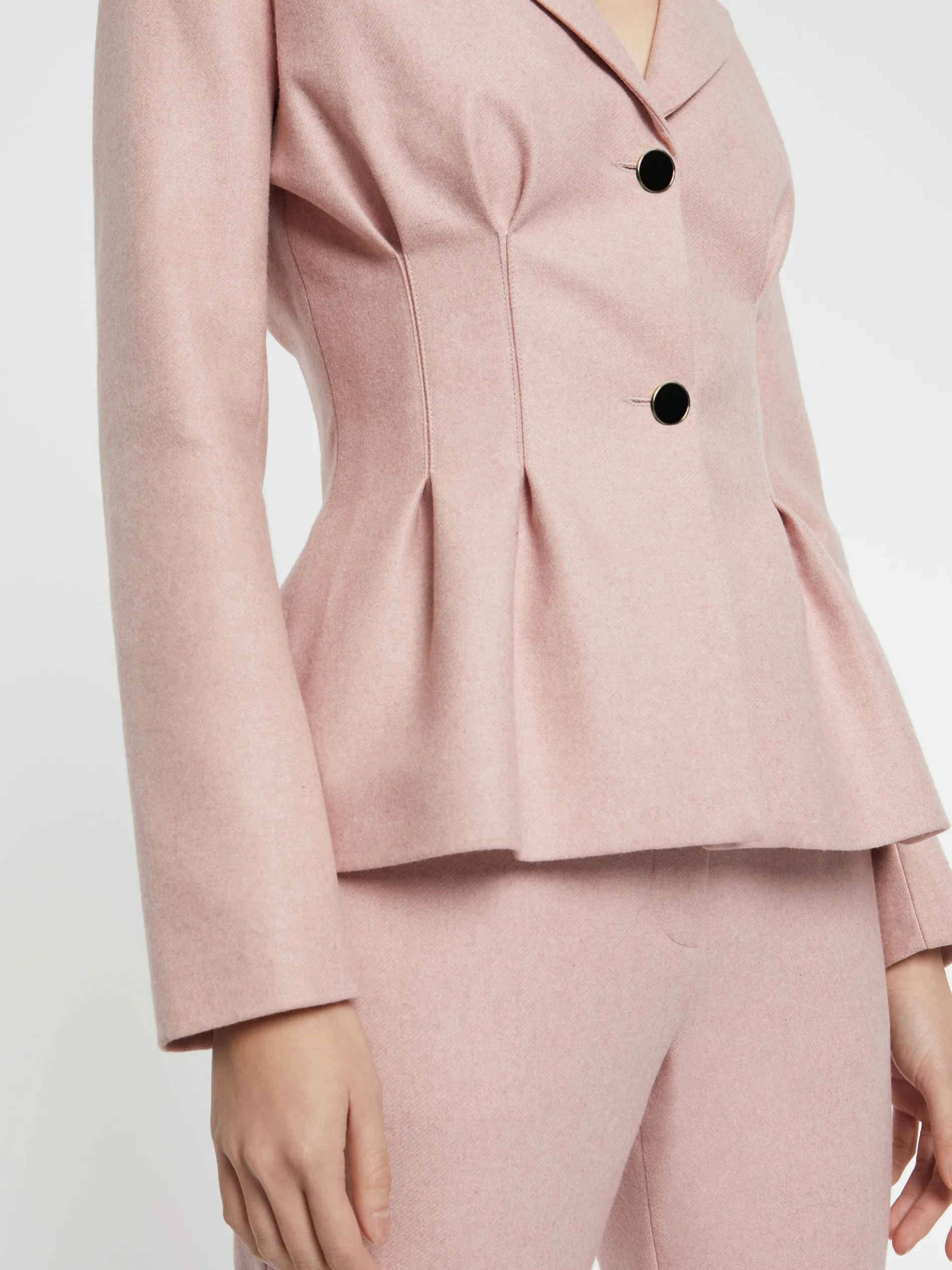 Paule Ka Veste Cintree En Flanelle<Femme Vestes